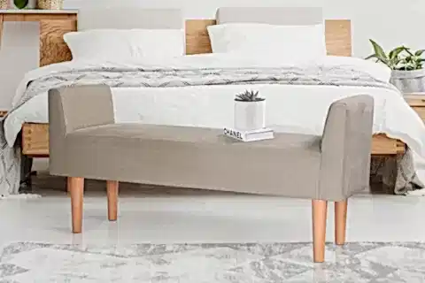 VIERRE BENCH PUF, KAHVE