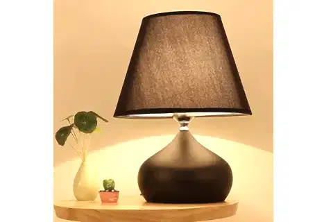 EVLİGHT LAPİS İKİLİ SET, SİYAH ŞAPKA, TEKLİ METAL ABAJUR