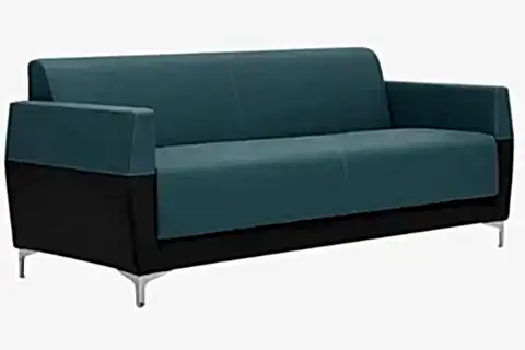 GENESİS ÜÇLÜ OFİS BEKLEME KOLTUĞU, YEŞİL SİYAH