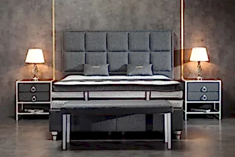 VEGAS BAZA BAŞLIK VE YATAK SETİ, 140X200