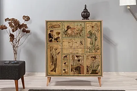 MULTİKABİN MADAME DOLAP AHŞAP AYAK