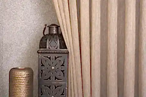 MASSARELLİ ETAMİN ŞANTUKLU TÜL KAHVE PİLESİZ 100X260