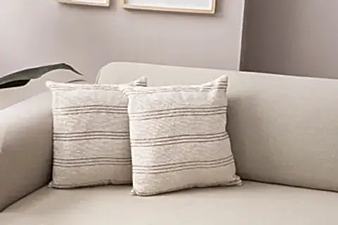 POİNT KAHVE ŞERİT DOKUMA KIRLENT KILIFI, İKİLİ