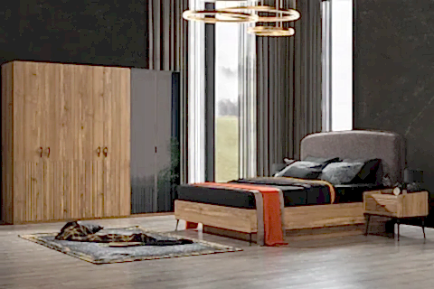 EZGİ YATAK ODASI TAKIMI, 6 KAPAKLI