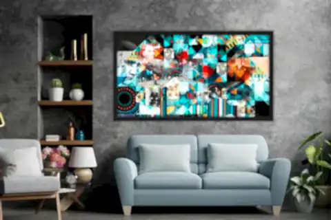 AHŞAP YAĞLI BOYA DOKULU TABLO, ATATÜRK RESİMLERİ