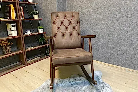TREND SALLANAN SANDALYE, KAHVE, AHŞAP, CEVİZ AYAK