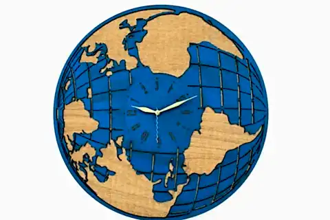 DÜNYA DEKORATİF DUVAR SAATİ