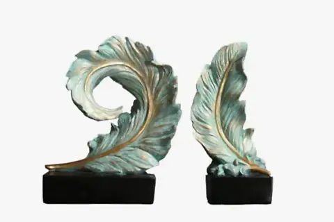 KAİDELİ SARMAL DİKEY TÜY OBJE SET, MİNT YEŞİLİ