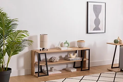 LİSSA RAFLI TV SEHPASI, SAFİR MEŞE SİYAH