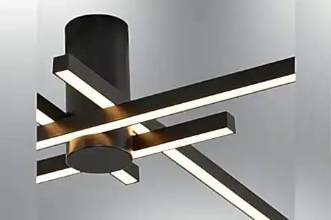 MERİT ÇUBUKLU ARMATÜR, SİYAH