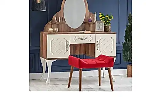 TUBİHOME NEW COOL PUF, KIRMIZI