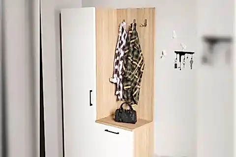 LAVO ASKILIKLI PORTMANTO AYAKKABILIK, 2 KAPAKLI, 90 CM