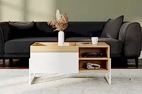 HEKLA ORTA SEHPA, ÇEKMECELİ VE RAFLI