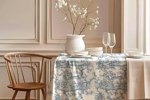 ZARİF PANORAMA PAMUK MASA ÖRTÜSÜ, 100X100 CM