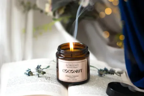 LORIENT HİNDİSTAN CEVİZİ KOKULU KAVANOZ MUM 100 GR