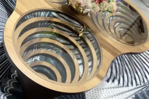 GALAXY ORTA SEHPA, CEVİZ, 42 CM