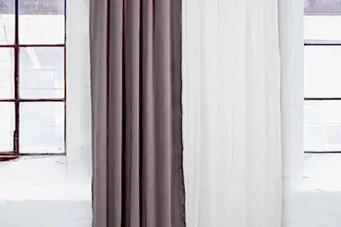 MASSARELLİ FON PERDE GRİ PİLESİZ 260 CM 100