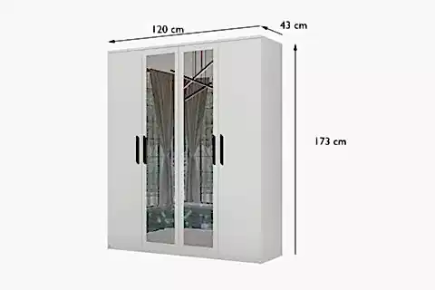 AVANOS GENÇ ODASI DOLAP TAKIMI, 4 KAPAKLI, GM 901