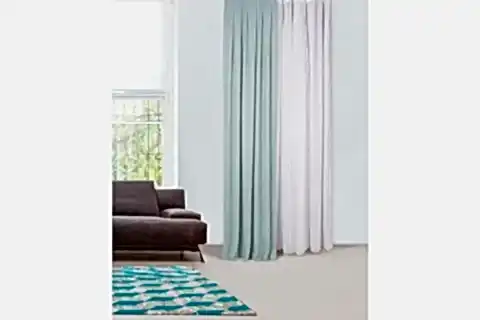 MASSARELLİ FON PERDE MİNT RENGİ PİLESİZ 260 CM 90
