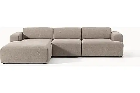 ELSA KETEN KÖŞE KOLTUK, SOL KÖŞE, KAHVERENGİ