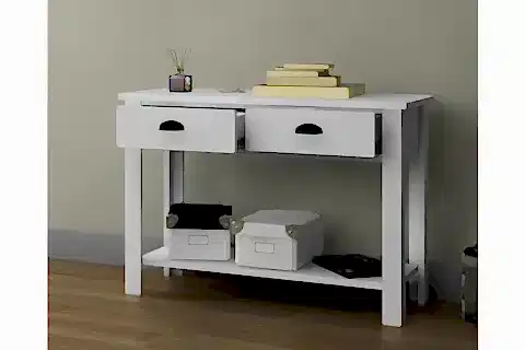 BİCABİN ELEGANCE İSKANDİNAV VENEZİA DRESUAR, ÇEKMECELİ, BEYAZ