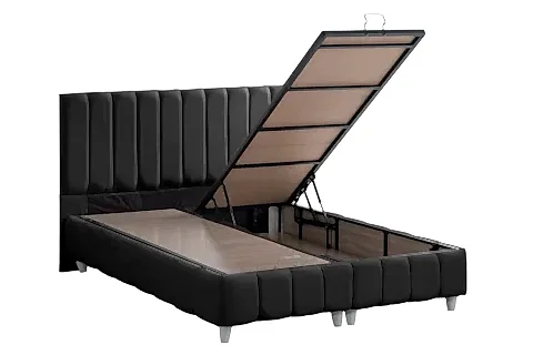 NARVA BAZA BAŞLIK VE REAL PEDLİ YATAK, ANTRASİT, 90X190