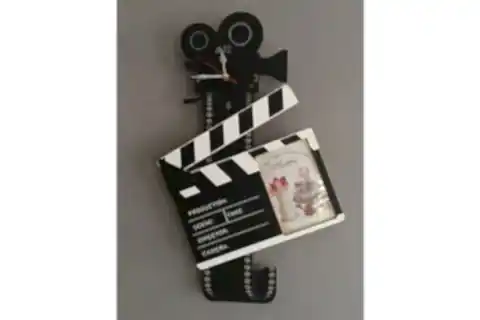 KLAKET DEKORATİF RESİM ÇERÇEVELİ DUVAR SAATİ