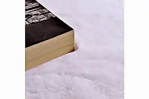 YIKANABİLİR POST PELUŞ ÇOCUK HALISI, BEYAZ, 75X100