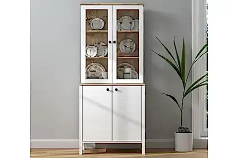 LUMERA İSKANDİNAV KONSOL VİTRİN BÜFE, 4 KAPAKLI