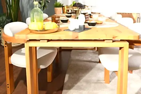 CHERİ İSKANDİNAV DOĞAL MASİF MASA, 90X207