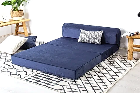 MAGİC ÇİFT KİŞİLİK KATLANIR YATAKLI KOLTUK, İNDİGO MAVİ