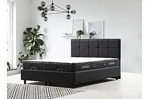 VİTALİA BAZA BAŞLIK VE YATAK SETİ, ANTRASİT, 90X190