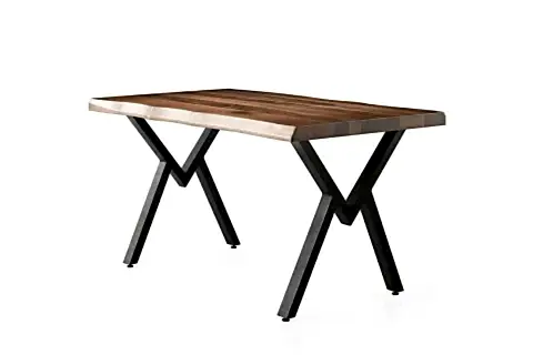 AGRON MASA VE TEL SANDALYE TAKIMI, SİYAH, 140X85