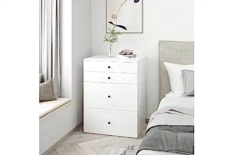 LUMA GİZLİ PUFLU LED AYNALI MAKYAJ MASASI, BEYAZ