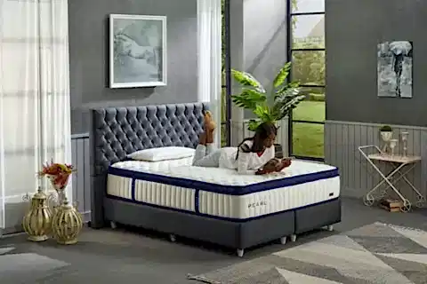 PUUF PEARL HYBRİD İPEK VİSCO TEK KİŞİLİK YATAK, 90X190