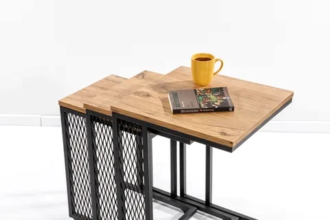 VALENSİYA ZİGON SEHPA, ÜÇLÜ, ATLANTİK ÇAM