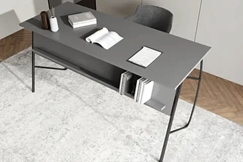 LAGOMOOD ELLA OFİS MASA TAKIMI, ANTRASİT, 150 CM