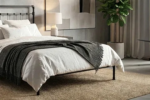 ODİN S METAL KARYOLA, SİYAH, 140X200