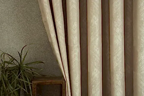 FON PERDE PRİZMA DESEN AÇIK BEJ 1-3 SIK PİLE 150X260