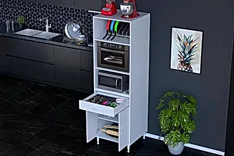 ENNET ÇOK AMAÇLI MUTFAK DOLABI, KAPAKSIZ, 48 CM