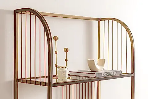 STREAM KİTAPLIK, PİRİNÇ, 80CM