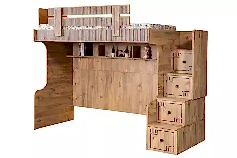 NATURAL RANZA KARYOLA ÇALIŞMA MASASI, 90X190