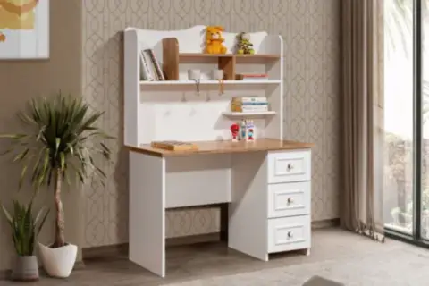 DİANA ÜNİTELİ ÇALIŞMA MASASI, BEYAZ CEVİZ