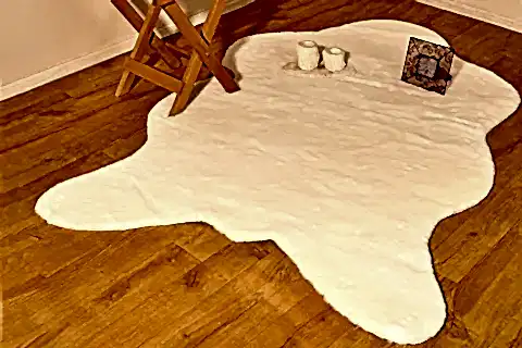 TAPPETO REX TAVŞANI SİNGLE POST, 22 MM, KREM, 60X90