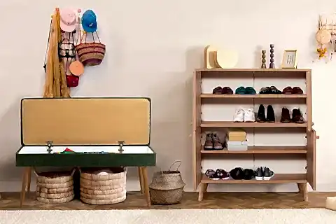 MULTİKABİN MADAME AYAKKABILIK ANTRE TAKIMI, SONOMO YEŞİL