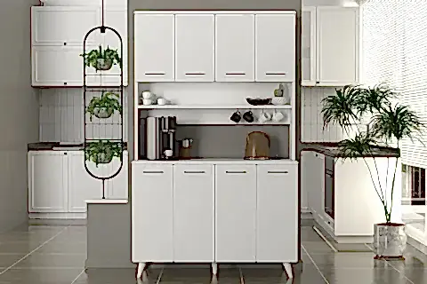 REAL ÇOK AMAÇLI DOLAP, BEYAZ, 120 CM