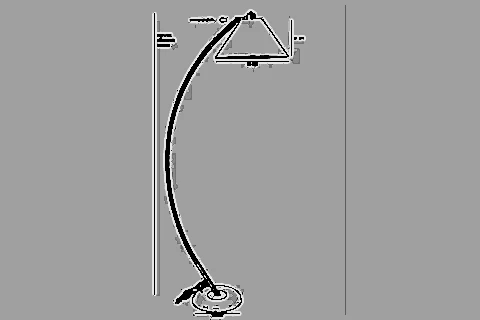 LUMEXX HİLAL LAMBADER, SİYAH AYAK, HASIR SİYAH ABAJURLU