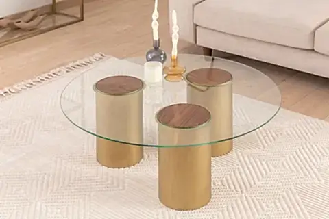 CARMEN ORTA SEHPA, YUVARLAK, PİRİNÇ ESKİTME