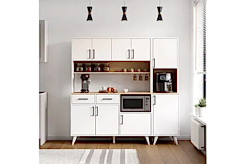 LAVO ÇOK AMAÇLI KAHVE KÖŞESİ DOLABI, 9 KAPAKLI, 180 CM