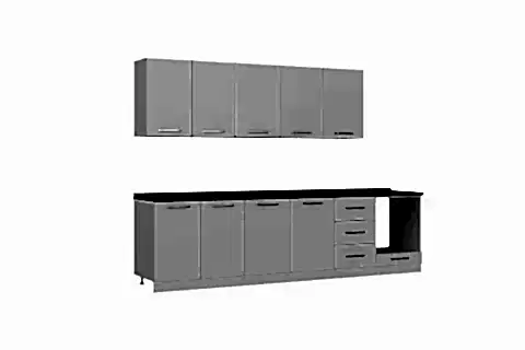MİNAR BASİC 300 CM MUTFAK DOLABI BEYAZ 300-B4